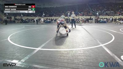 126 lbs Consi Of 8 #2 - Leyah Stuteville, Choctaw Ironman Youth Wrestling vs Kinley Vereide, Claremore Wrestling Club