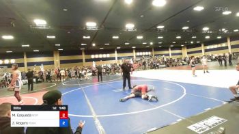 98 lbs Quarterfinal - Matthew Esqueda, Ocrtc vs Zander Rogers, Pounders WC