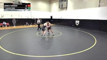 285 lbs Cons. Round 2 - Colton Turk, Albion vs Angelo Camargo, Baldwin Wallace