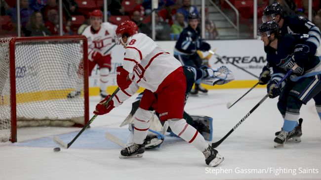 Dubuque Fighting Saints Split First Road Games Of Season