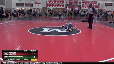 60 lbs Cons. Semi - Sam Traxler, Pinnacle Wrestling vs Owen Pronschinske, LAW