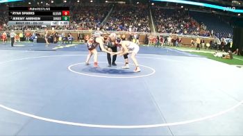 D3-157 lbs Quarterfinal - Jeremy Amrhein, Dundee vs Ryan Sparks, Allegan