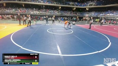 6A 100 lbs Cons. Round 2 - Hailey Bello, Langham Creek vs Heaven Herrera, Conroe Grand Oaks