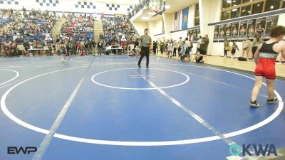 75 lbs Quarterfinal - Jude Rivers, Barnsdall Youth Wrestling vs William Bohner, Buck Pride Wrestling