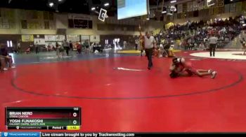 132 lbs Champ. Round 2 - Brian Nero, Steele Canyon vs Yoshi Funakoshi, Calvary Chapel (Santa Ana)