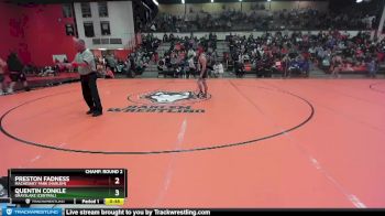 150 lbs Cons. Round 3 - Kaleb Wendt, MILTON (WI) vs Nolan Zuniga, SCHAUMBURG (HS)