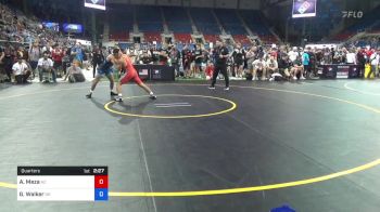 126 lbs Quarters - Adrian Meza, Arizona vs Gage Walker, Oklahoma