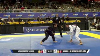 Manuella Julia Santos Costa Leão vs Alexandra Rose Dasillo 2026 Pan Kids Jiu-Jitsu IBJJF Championship