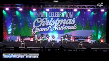 A1 Spirit Athletics - SassyRose [2025 L1 Youth - Flex - D2] 2025 Spirit Celebration Christmas Grand Nationals