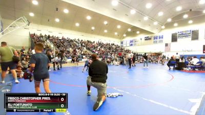 59 lbs Cons. Semi - Eli Fortunato, Threshold Wrestling Club vs Frisco Christopher Presas, North Torrance