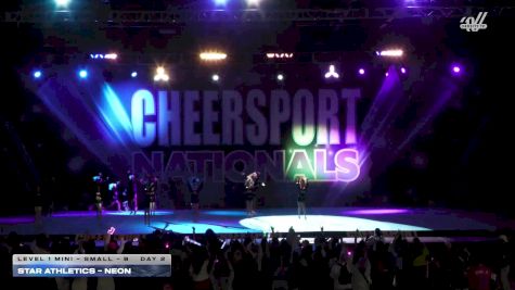 Star Athletics - Neon [2026 L1 Mini - Small - B Day 2] 2026 CHEERSPORT National All Star Cheerleading Championship
