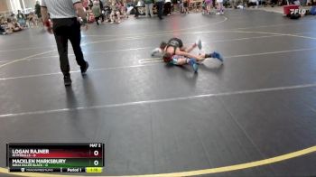 70 lbs Round 1 (6 Team) - Logan Rajner, Mi Pitbulls vs Macklen Marksbury, Ninja Killer Black