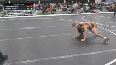 113 lbs Cons. Rd Of 16 - Andrew Garcia, Esperanza HS vs Shay Lundvall, Sebolt Wrestling Academy