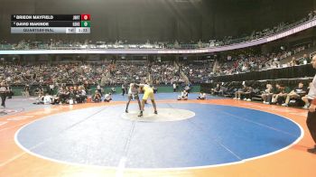 7A 190 lbs Quarterfinal - Brieon Mayfield, Jack Britt vs David Makinde, Grimsley Senior High School