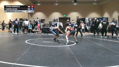 120 lbs Cons. Sub-semis - Ethan Andreula, Savage Wrestling Academy vs Austin Hayes, Team Takedown