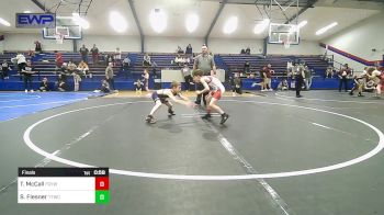 58 lbs Final - Timmy McCall, Fort Gibson Youth Wrestling vs Simon Flesner, Team Tulsa Wrestling Club