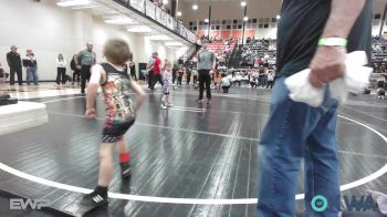 37-40 lbs Rr Rnd 2 - Jaxon Gregory, Tulsa Blue T Panthers vs Elliott Liogghio, Andover Youth