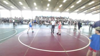 95 lbs Quarterfinal - Fabian Griego, Hammer House Mafia vs Jantz Greenhalgh, Carbon