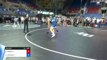 182 lbs Rnd Of 64 - Ethan Osburn, Virginia vs Zylan Johnson, Oklahoma