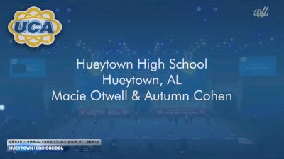 Hueytown High School [2026 Cheer - Small Varsity Division II Semis] 2026 UCA National High School Cheerleading Championship DII