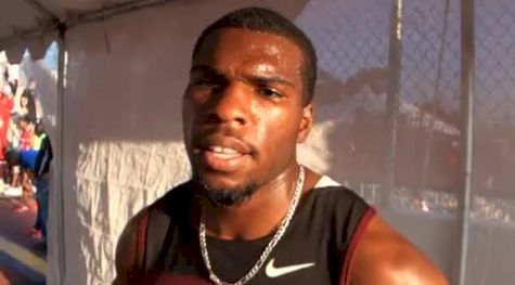 Ameer Webb feeling dangerous in 200 at 2012 NCAA West Prelim