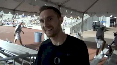 Chris Kwiatkowski after  runner up finish in 5k at NCAA DI West Preliminary
