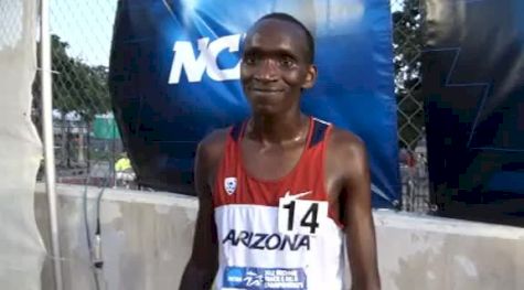 Lawi Lalang after 1500 and 5000 meter double at NCAA DI West Preliminary