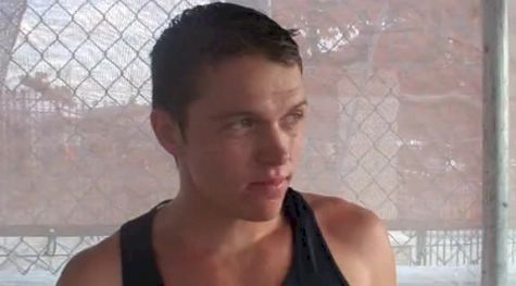 Miles Batty after warm 1500 qualification at 2012 NCAA West Prelim