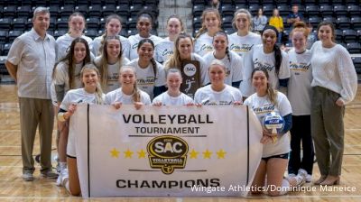 Wingate Sweeps 2022 SAC Volleyball Championship