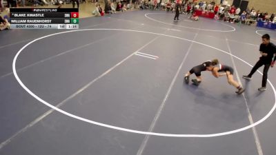 12U - 74 lbs Cons. Round 4 - Blake Xinastle, Summit Wrestling Academy vs William Rauenhorst, Summit Wrestling Academy