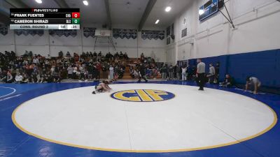 110 lbs Cons. Round 3 - Frank Fuentes, Chavez vs Cameron Shirazi, De La Salle