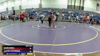 100 lbs Quarterfinal - Caleb Noble, IL vs Carter Hutchinson, IL