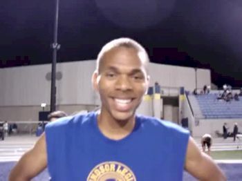 High schooler Brandon McBride after his 1:47.14