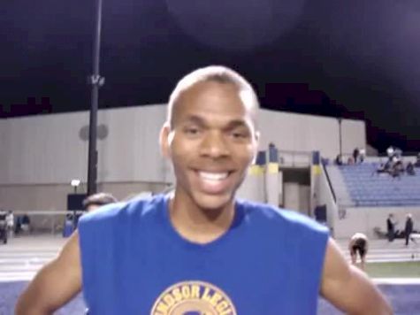 High schooler Brandon McBride after his 1:47.14