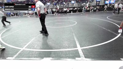 128 lbs Semifinal - Jair Lopez, Arlington Wrestling vs Binaya Rai, BV Bison
