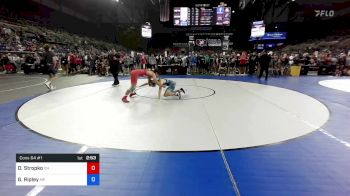 132 lbs Cons 64 #1 - Diego Stropko, Ohio vs Gavin Ripley, Maine