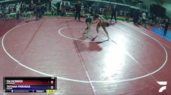 120 lbs Cons. Semi - Tai McBride, Wyoming vs Tatiana Paragas, Hawaii