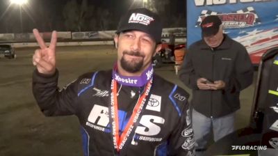 Interview: Thomas Meseraull's Reaction After Winning USAC Feature At Bakersfield