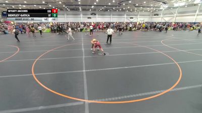 90 lbs Cons. Round 2 - Wyatt Jacobs, Unattached vs Bentley Gatica, Unattached