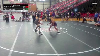 197 lbs Cons. Round 2 - Nolan Frank, Missouri Valley vs Gavin Gentille, McKendree