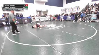 106 lbs 3rd Place Match - Julian Bigueur, Chaparral vs Elijah Ramirez, Mission Viejo