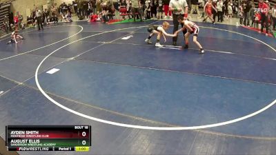 67 lbs Champ. Round 1 - August Ellis, Sanderson Wrestling Academy vs Ayden Smith, Montrose Wrestling Club