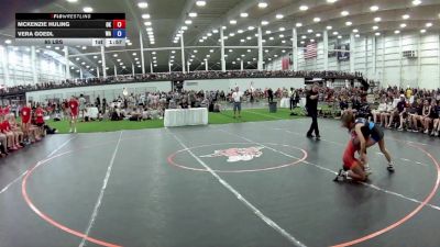 90 lbs Mckenzie Huling, Oklahoma vs Vera Goedl, Washington