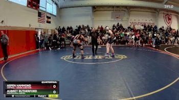 155 lbs Quarterfinal - Aspen Hammond, Central - Grand Junction vs Aubrey Rutherford, Montezuma-Cortez