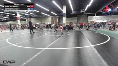 63 lbs Quarterfinal - Adam Rodriguez, Gracie Barra Westchase Wrestling Club vs Cortney Pacely II, Rise Wrestling