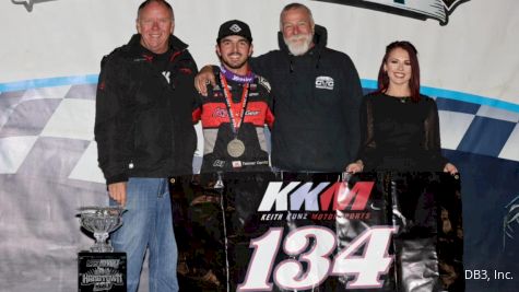 Tanner Carrick Delivers Record-Breaking USAC Win For Keith Kunz