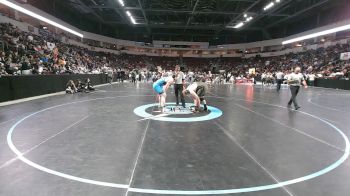 5A 285 lbs Quarterfinal - Riley Haussler, Cleveland vs Omar Menchaca, Hobbs
