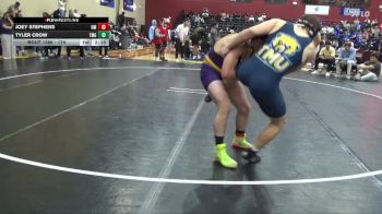 174 lbs Cons. Round 3 - Tyler Crow, Truett-McConnell (Ga.) vs Joey Stephens, Montevallo
