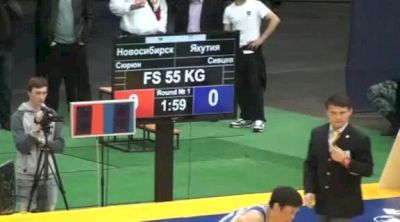 55 lbs consolation Omak Syuryun vs. Peter Sivtsev
