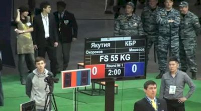 55 lbs round1 Okorokov vs. Rasul Mashezov